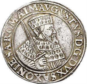 August, taler 1555, Freiberg