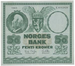 50 kroner 1963. E.4312026.