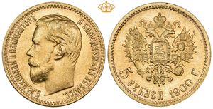 5 Roubles 1900