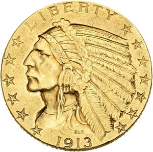 5 dollar 1913