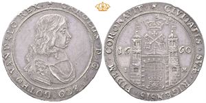 Riga, Karl XI, taler 1660