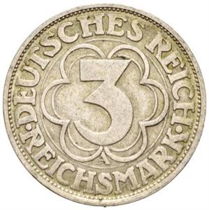 3 reichsmark 1927 A. Nordhausen