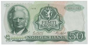 50 kroner 1979. I8011585.