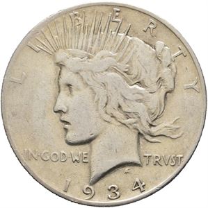 Peace Dollar 1934 S