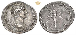 AR Denarius 114-117 AD