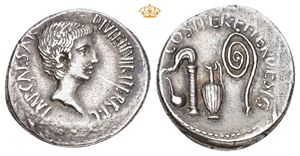 AR Denarius 37 BC