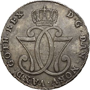 CHRISTIAN VII 1766-1808, KONGSBERG, Speciedaler 1778. S.1