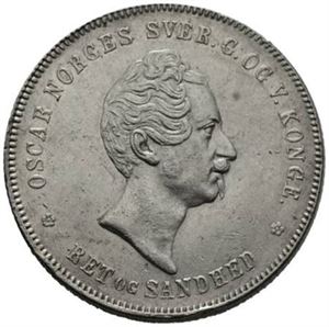 Speciedaler 1849. Små kantskader/minor edge nicks