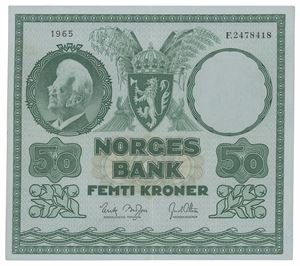 50 kroner 1965. F2478418