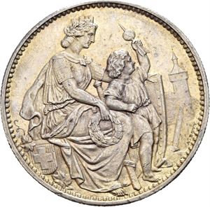 5 francs 1865. Schaffhausen