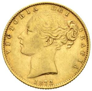 Victoria, sovereign 1872