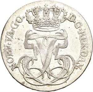 FREDERIK V 1746-1766 24 skilling 1756. S.3