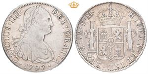 Carl IV, 8 reales 1797. FM