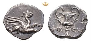 IONIA, Teos. 2nd century BC. AR hemidrachm (1,43 g)
