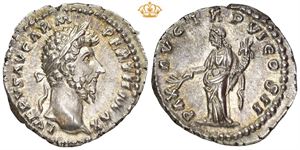 AR Denarius, AD 166