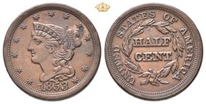 1/2 cent 1853