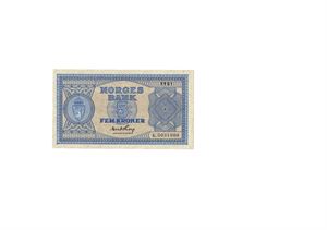 5 kroner 1951. G5031000