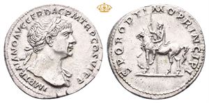 Trajan, AD 98-117. AR denarius (3,40 g)