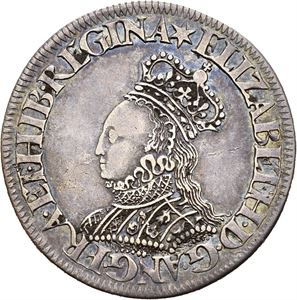 Elizabeth I 1558-1603, shilling u.år/n.d., milled coinage 1561-1571