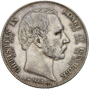 2 rigsdaler 1863. S.1