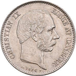 Christian IX, 2 kroner 1876