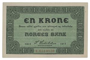 1 krone 1917. E6519839