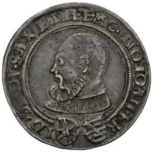 Johann Friedrich I, 7 groschen (dobbelt schreckenberger) 1552-1554