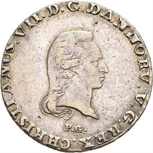 CHRISTIAN VII 1766-1808 1/3 speciedaler 1803. S.2