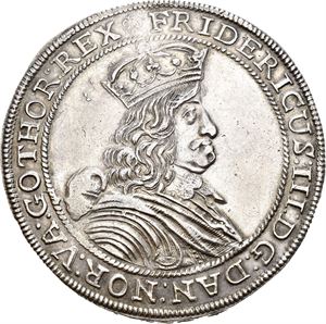 FREDERIK III 1648-1670, CHRISTIANIA, Speciedaler 1658. RR. S.19