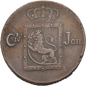 Norge, Carl XIV Johan, 2 skilling 1828