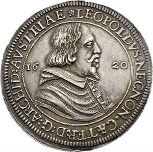 Erkehertug Leopold V, taler 1620, Hall