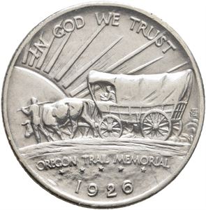 1/2 Dollar Oregon Trail 1926 S