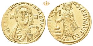 Justinian II. First reign, AD 685-695. AV solidus (4,40 g)