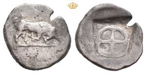PHLIASIA, Phlious. Circa 430-420 BC. AR drachm (5,44 g)