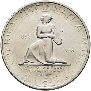 ½ Dollar Cincinnati Music Center 1936