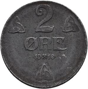 Norge, 2 øre 1919