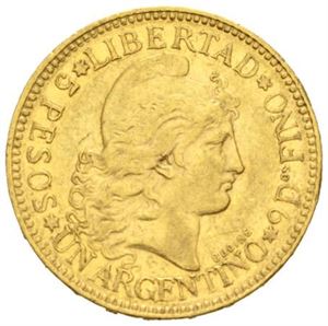 5 pesos 1884