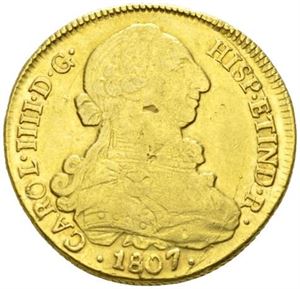 Carl IV, 8 escudos 1807 JF