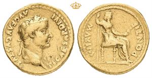 Tiberius, AD 14-37. AV aureus (19,5 mm; 7,56 g)