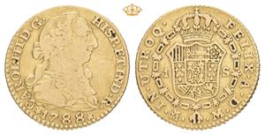 Carl III, 1 escudo 1788. Madrid. M