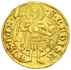 Ladislaus V 1453-1457, goldgulden.