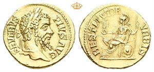 Septimius Severus, AD 193-211. AV aureus (6,72 g)