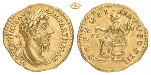 Marcus Aurelius, AD 161-180. AV aureus (20 mm; 7,17 g)