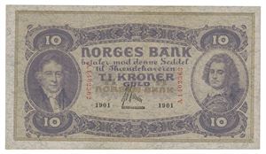 10 kroner 1901. A1402362