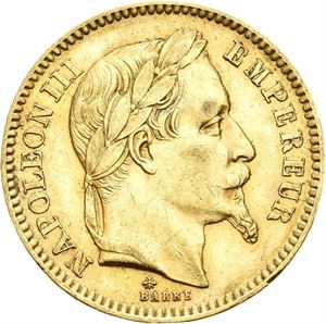 Napoleon III, 20 francs 1864 A