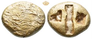 IONIA, uncertain mint. Circa 650-600 BC. EL stater, Milesian standard (14,20 g).