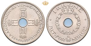1 krone 1939. Prakteksemplar/choice