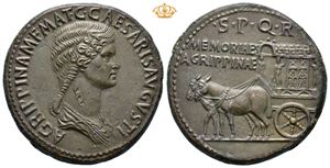 Agrippina Senior. Died AD 33. Æ sestertius (26,60 g).