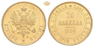 Alexander II, 20 markkaa 1880