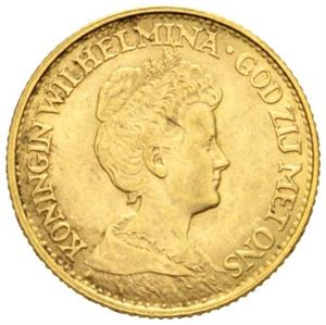 Wilhelmina, 10 gulden 1912